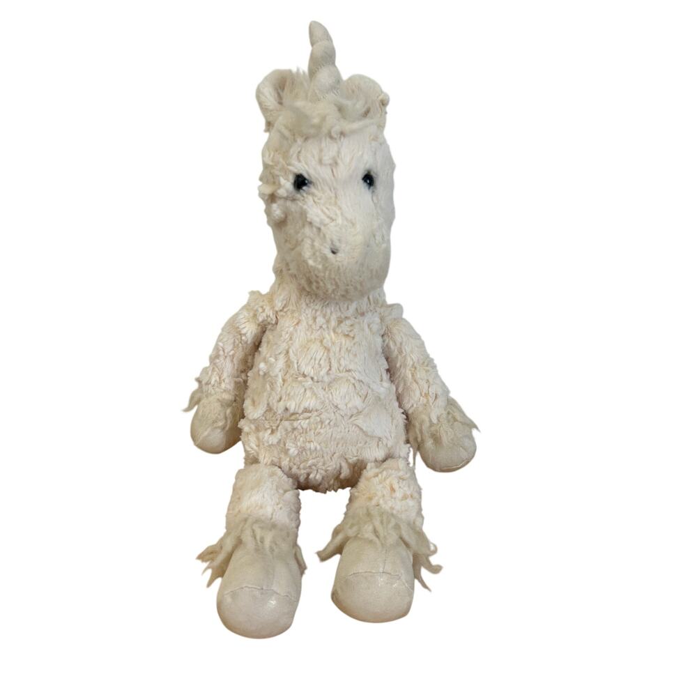 Mary Meyer 17” Cream Unicorn Plush – Floppy Stuffed Animal Toy